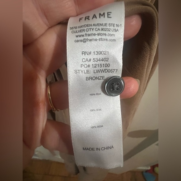 Frame Silk Racerback Maxi Tank Dress M - Picture 7 of 10